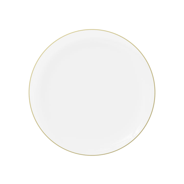 EP Edge Appetizer Plate Clear + Gold
