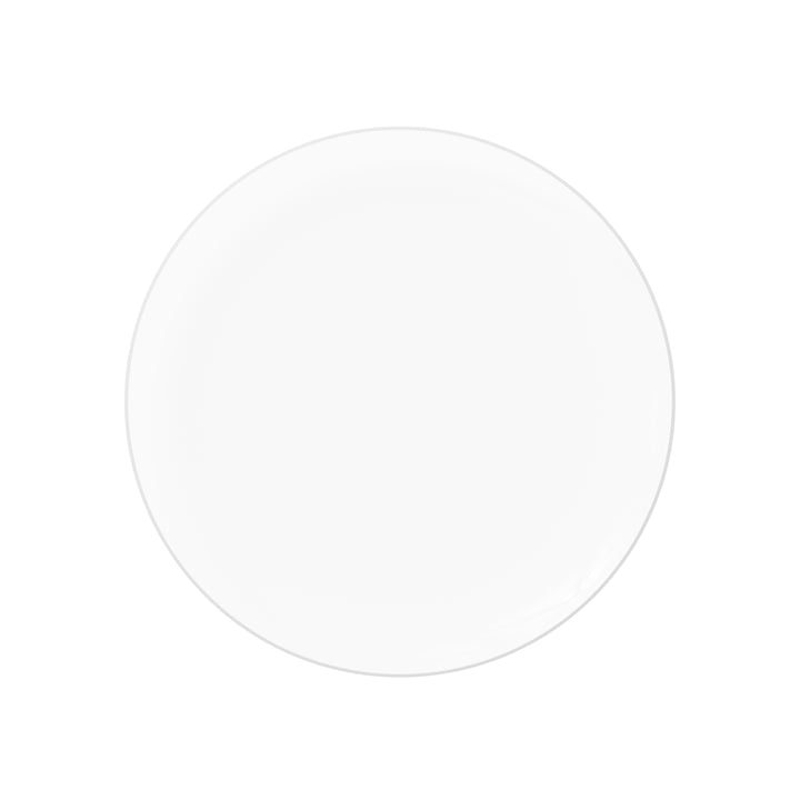 EP Edge Appetizer Plate Clear + Silver