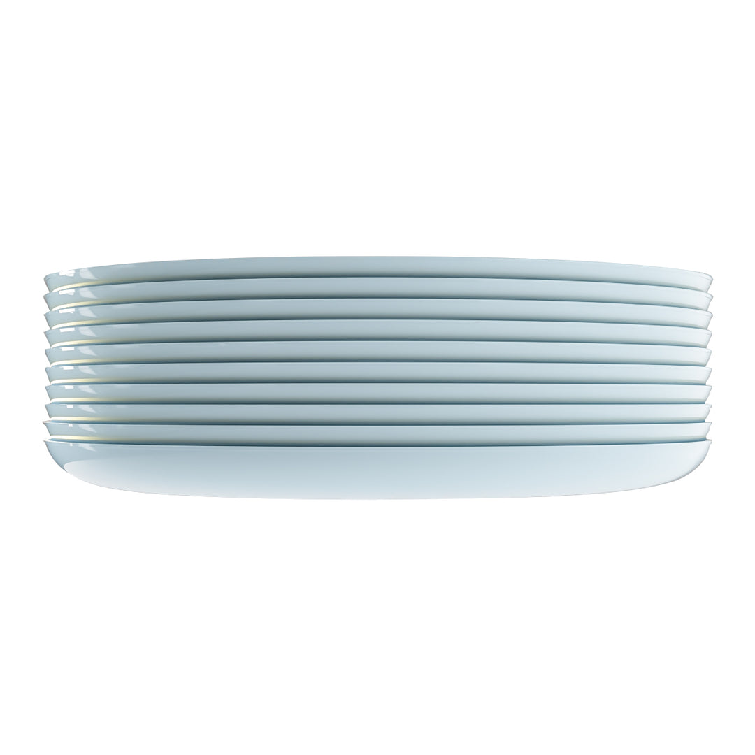 EP Edge Appetizer Plate Ice Blue + Gold