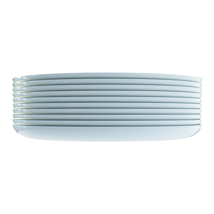 EP Edge Appetizer Plate Ice Blue + Gold