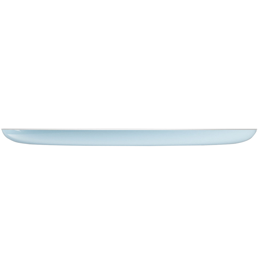 EP Edge Dinner Plate Ice Blue + Silver