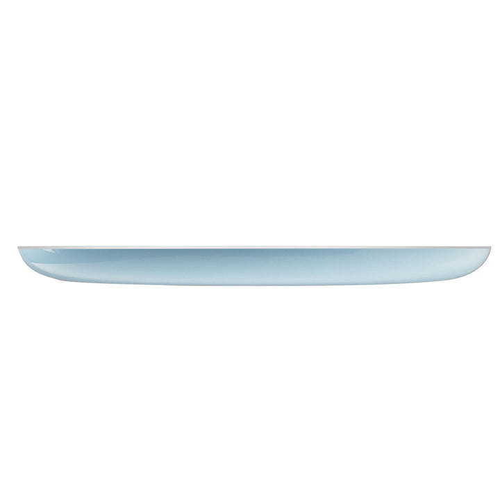 EP Edge Appetizer Plate Ice Blue + Silver