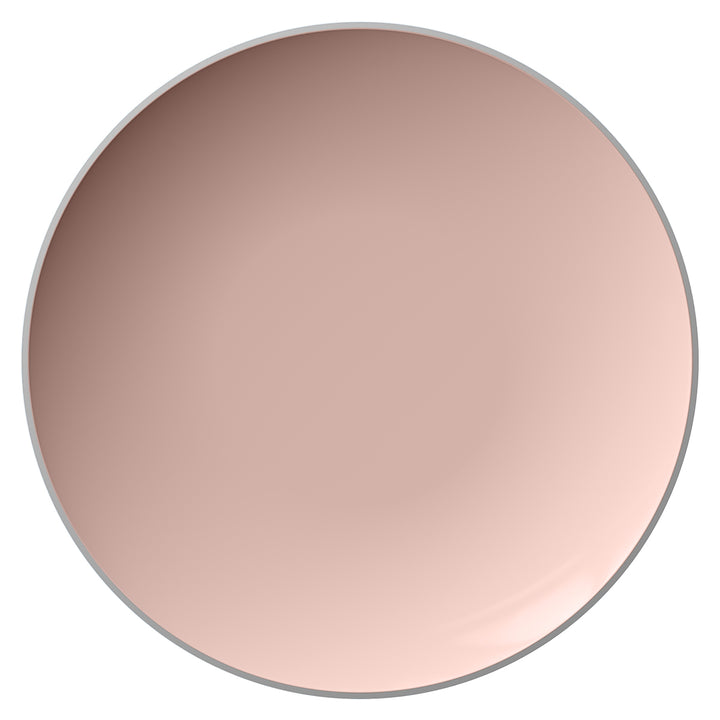 EP Curve Dinner Plate Blush + Silver