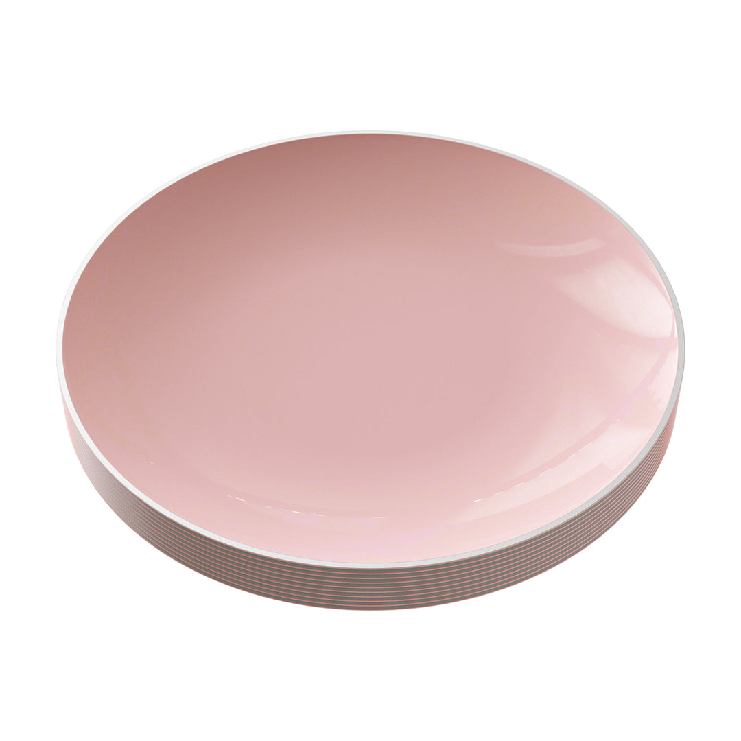 EP Curve Appetizer Plate Blush + Silver