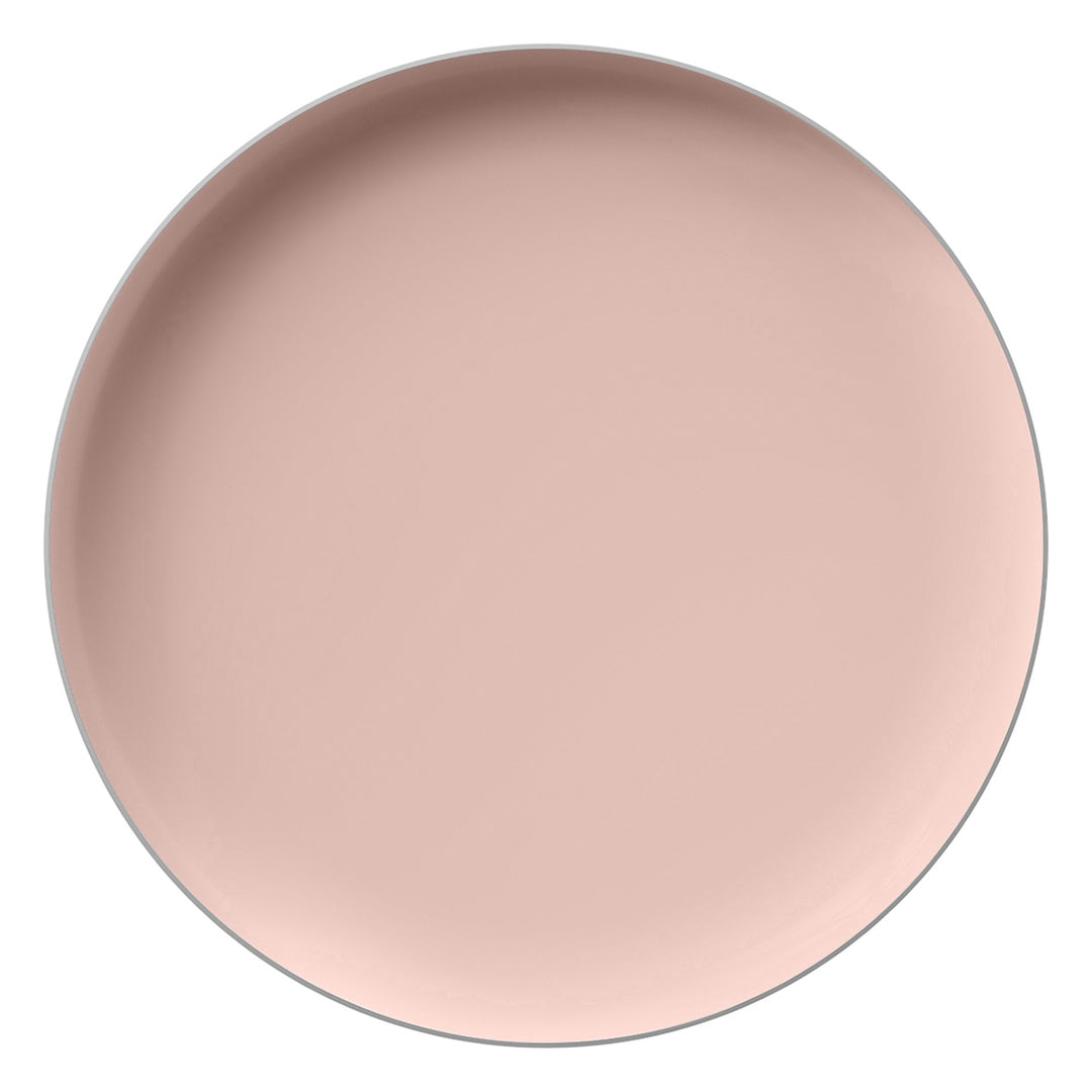 EP Edge Dinner Plate Blush + Silver