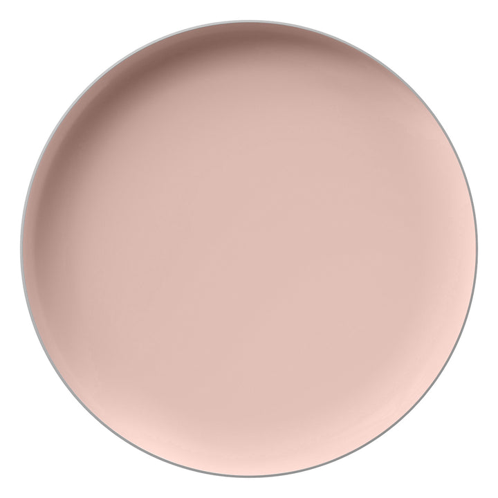 EP Edge Dinner Plate Blush + Silver