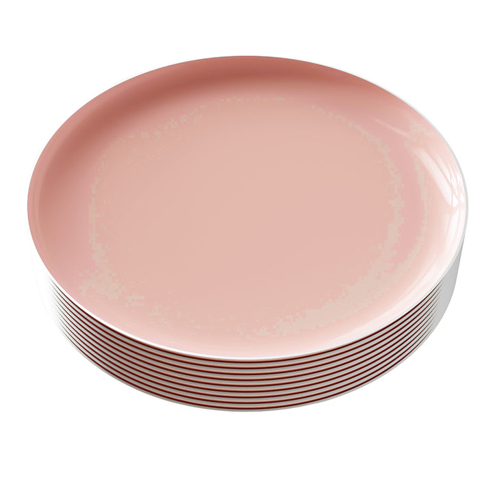 EP Edge Appetizer Plate Blush + Silver