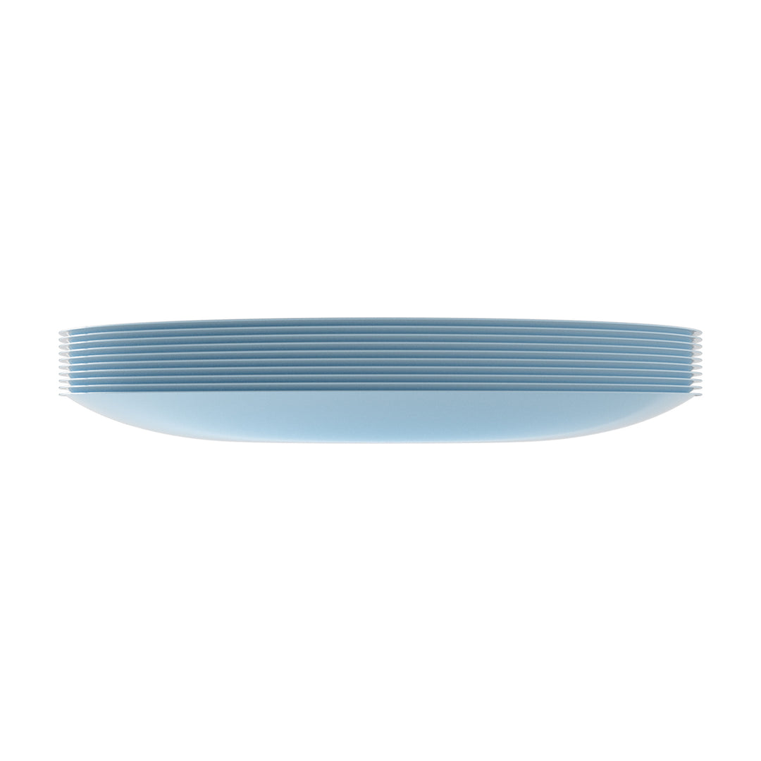 EP Curve Appetizer Plate Ice Blue + Gold