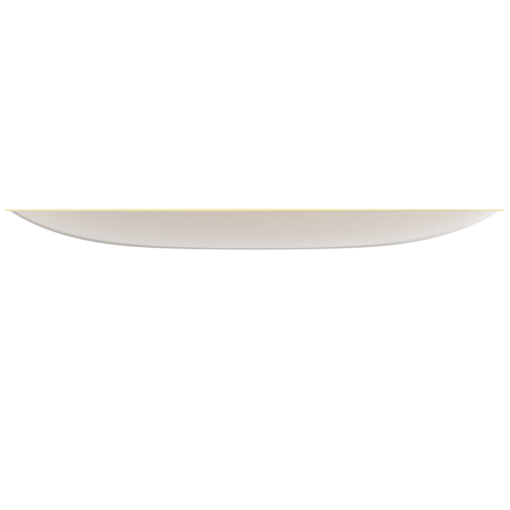EP Curve Dinner Plate Linen + Gold