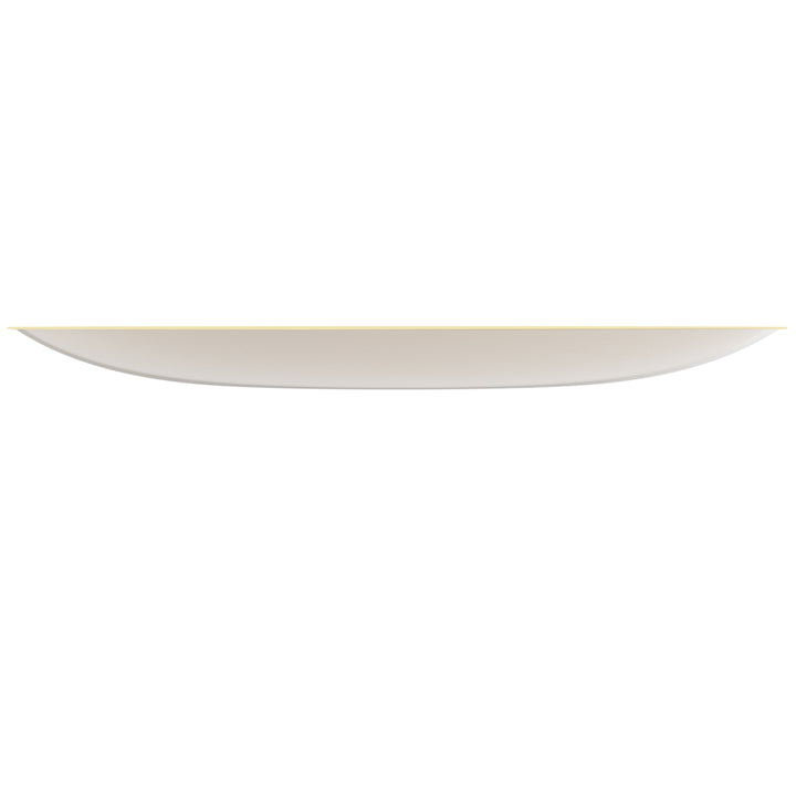 EP Curve Dinner Plate Linen + Gold