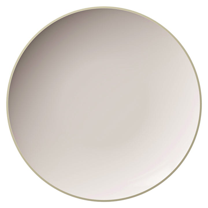 EP Curve Dinner Plate Linen + Gold