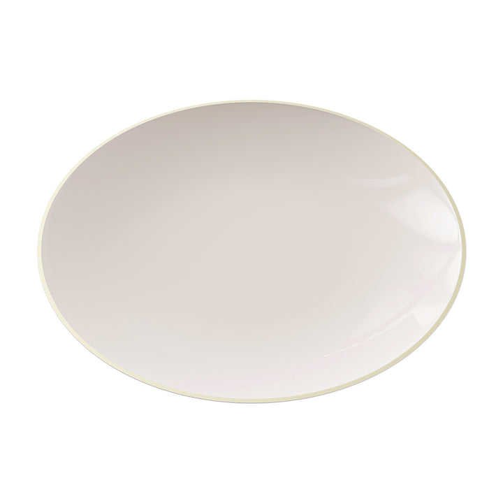 EP Curve Appetizer Plate Linen + Gold