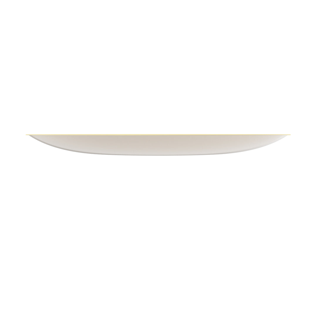 EP Curve Appetizer Plate Linen + Gold