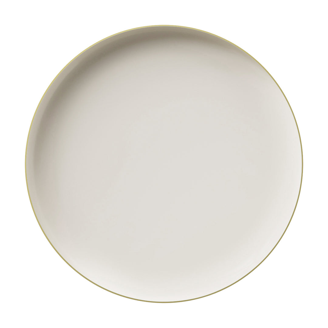 EP Edge Appetizer Plate Linen + Gold