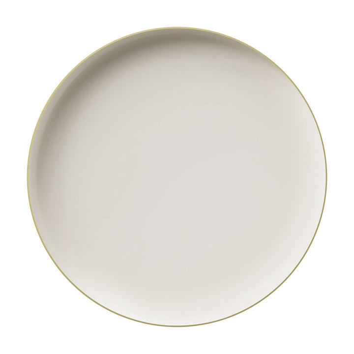 EP Edge Appetizer Plate Linen + Gold