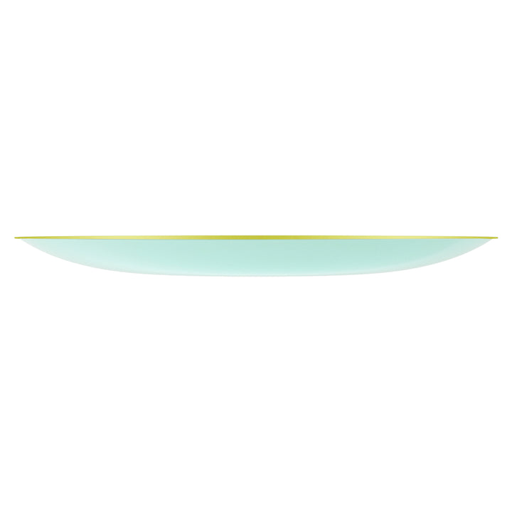 EP Curve Dinner Plate Mint + Gold