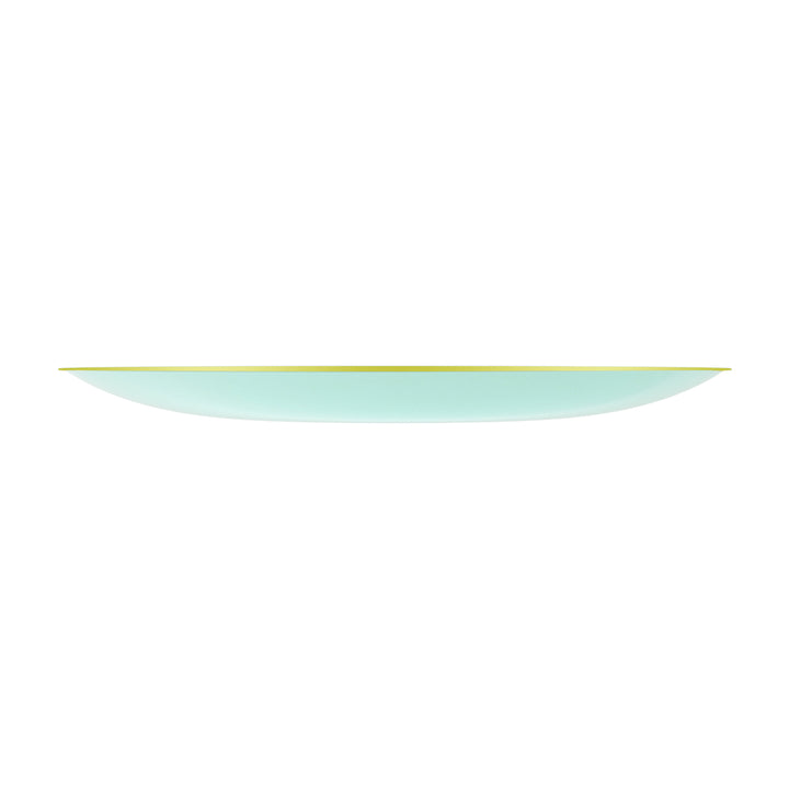 EP Curve Appetizer Plate Mint + Gold