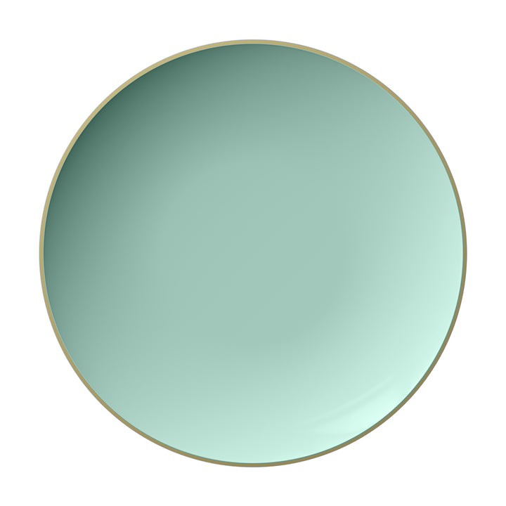 EP Curve Appetizer Plate Mint + Gold
