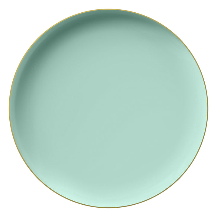 EP Edge Dinner Plate Mint + Gold