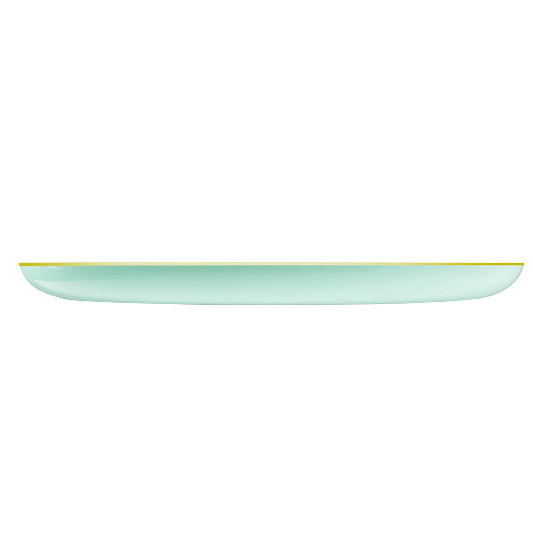 EP Edge Appetizer Plate Mint + Gold