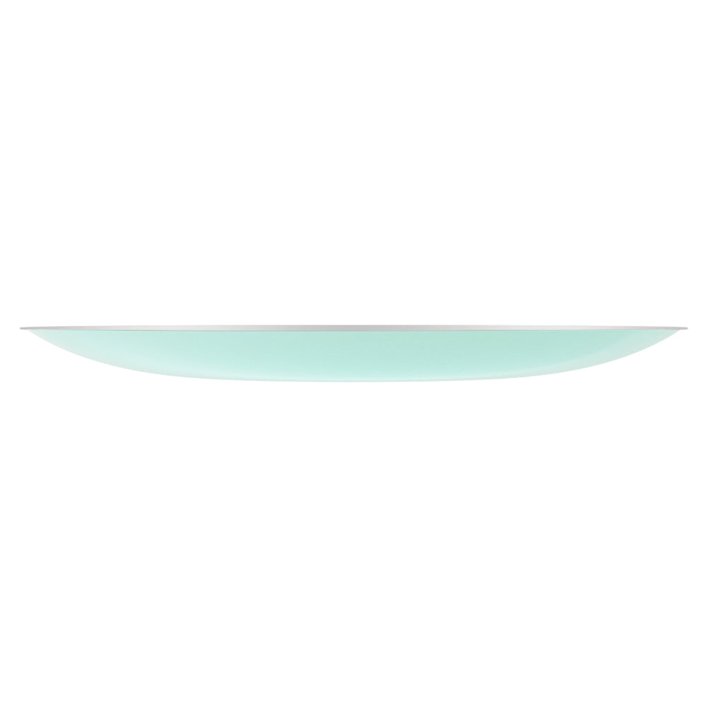 EP Curve Dinner Plate Mint + Silver