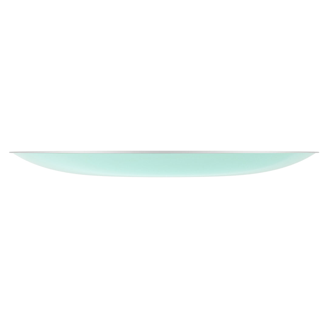 EP Curve Dinner Plate Mint + Silver