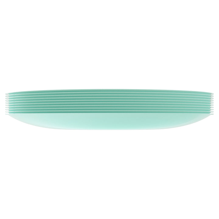 EP Curve Dinner Plate Mint + Silver