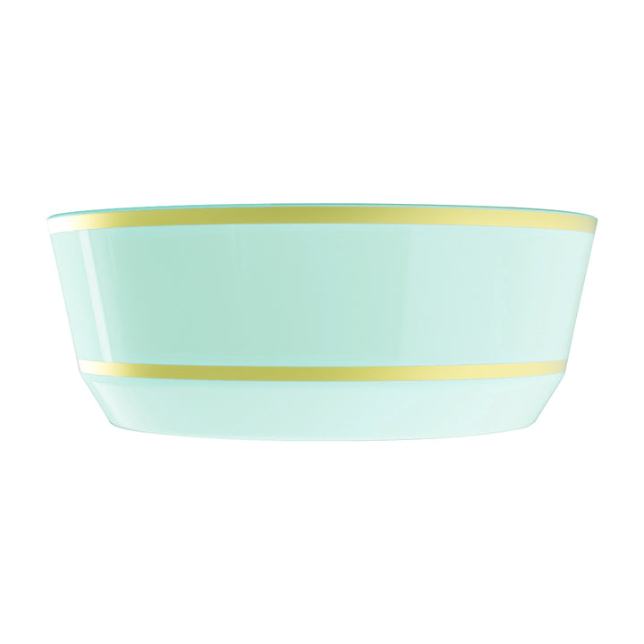 EP 14oz Soup Bowl Mint + Gold