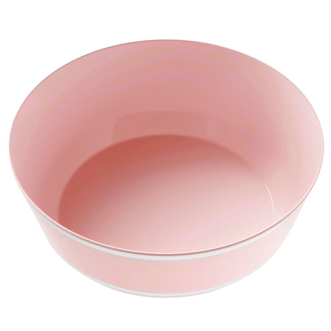 EP 14oz Soup Bowl Blush + Silver