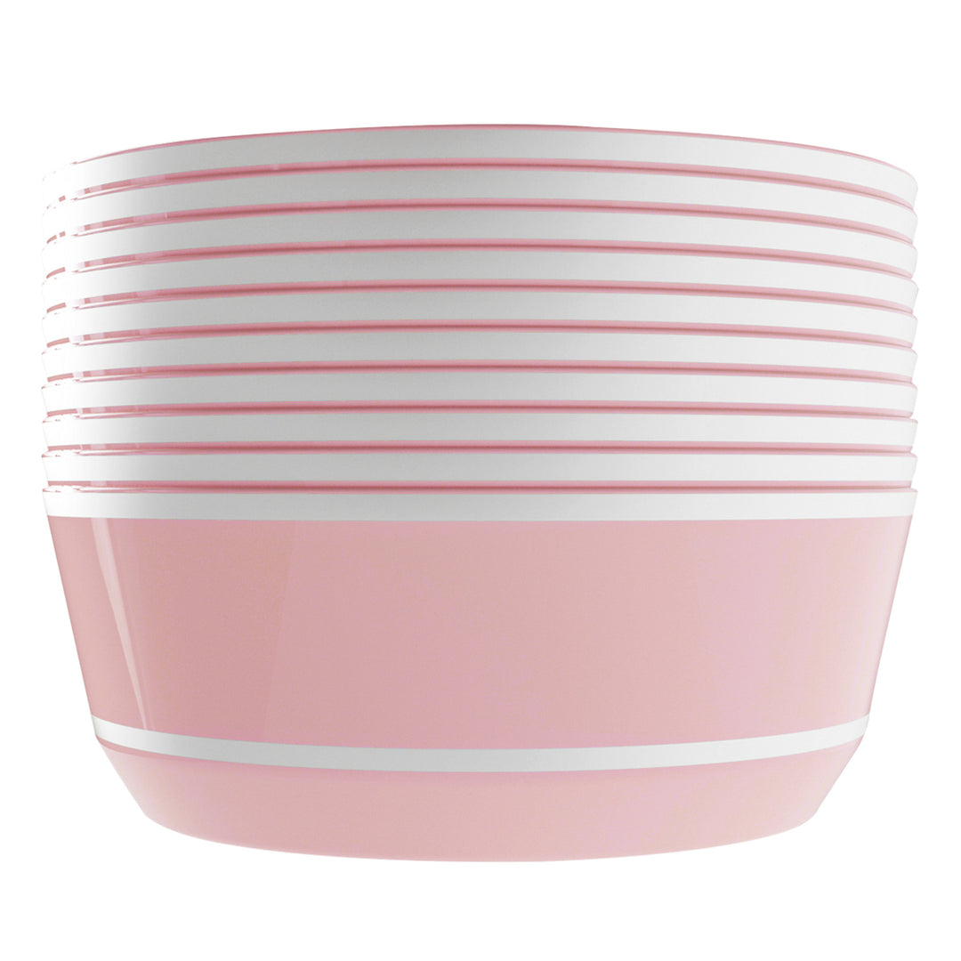 EP 14oz Soup Bowl Blush + Silver