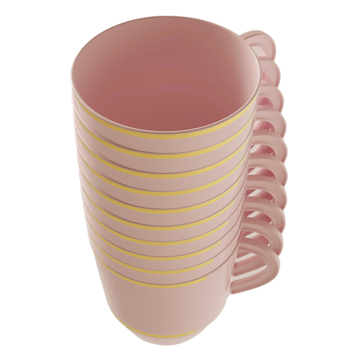 EP 12.5oz Tea Cup Blush + Gold