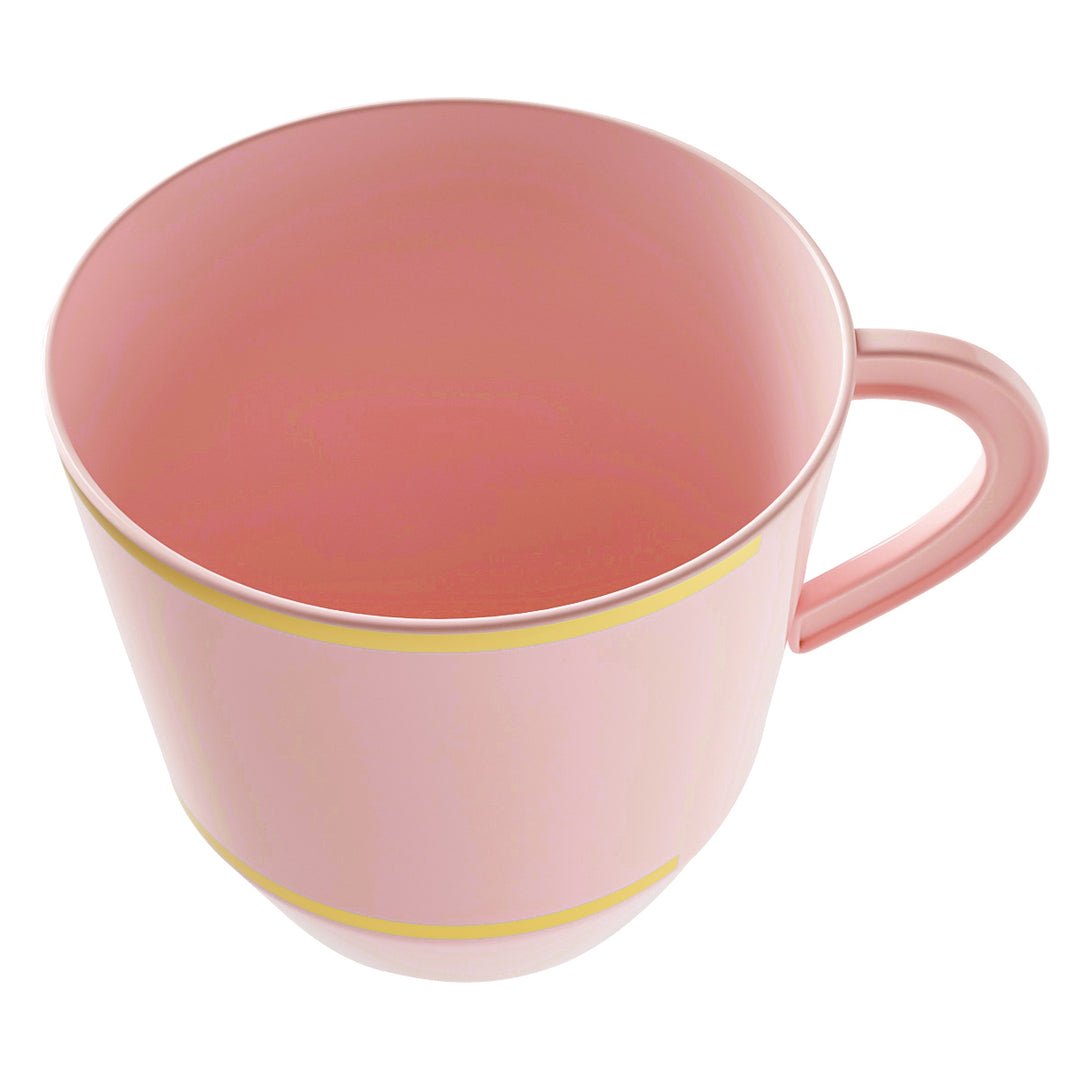 EP 12.5oz Tea Cup Blush + Gold