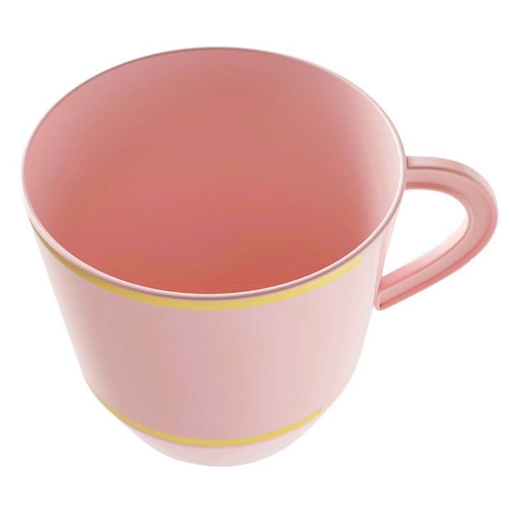 EP 12.5oz Tea Cup Blush + Gold