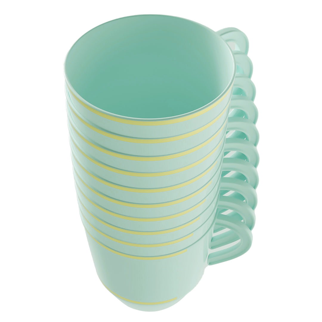 EP 12.5oz Tea Cup Mint + Gold