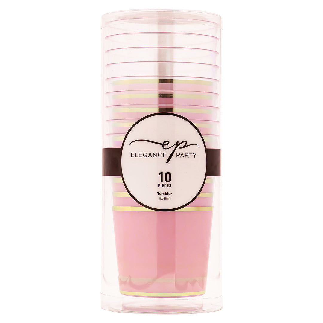EP 12oz Tumbler Blush + Gold