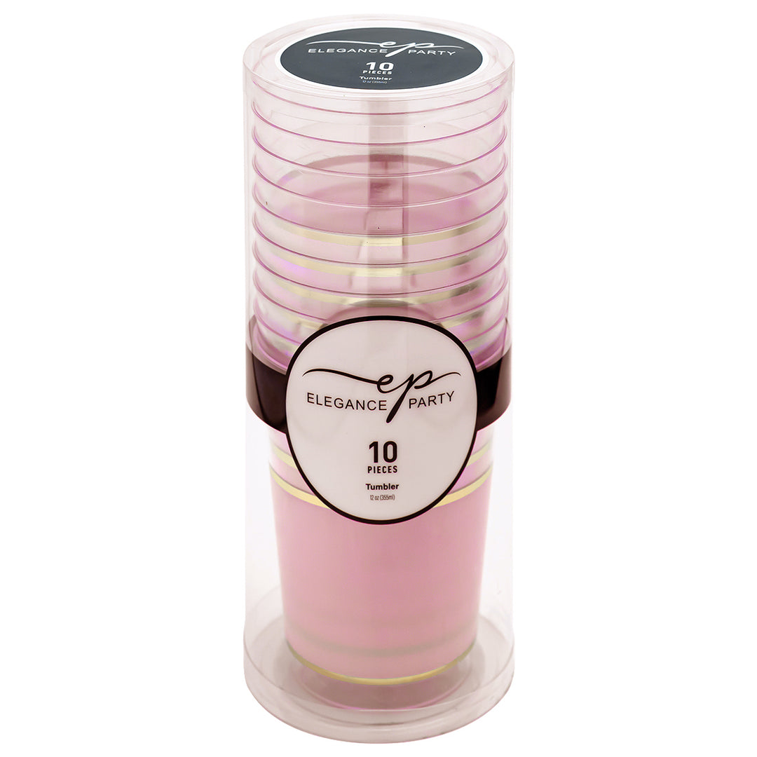 EP 12oz Tumbler Blush + Gold