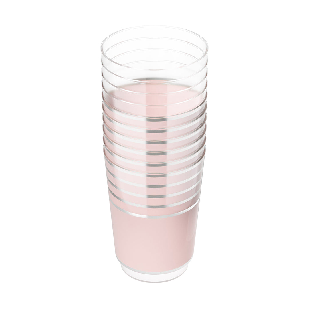 EP 12oz Tumbler Blush + Silver