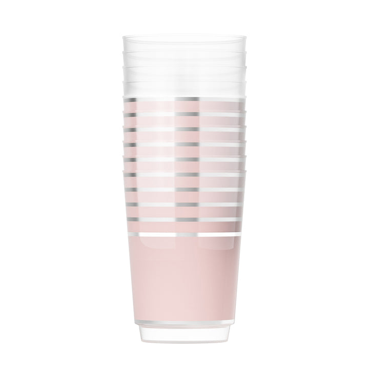 EP 12oz Tumbler Blush + Silver