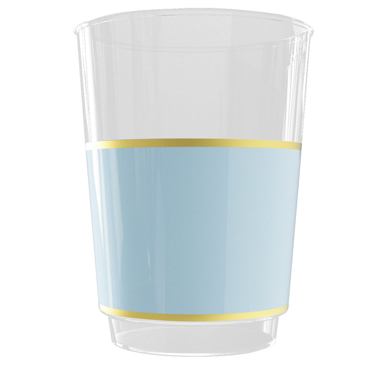 EP 12oz Tumbler Ice Blue + Gold