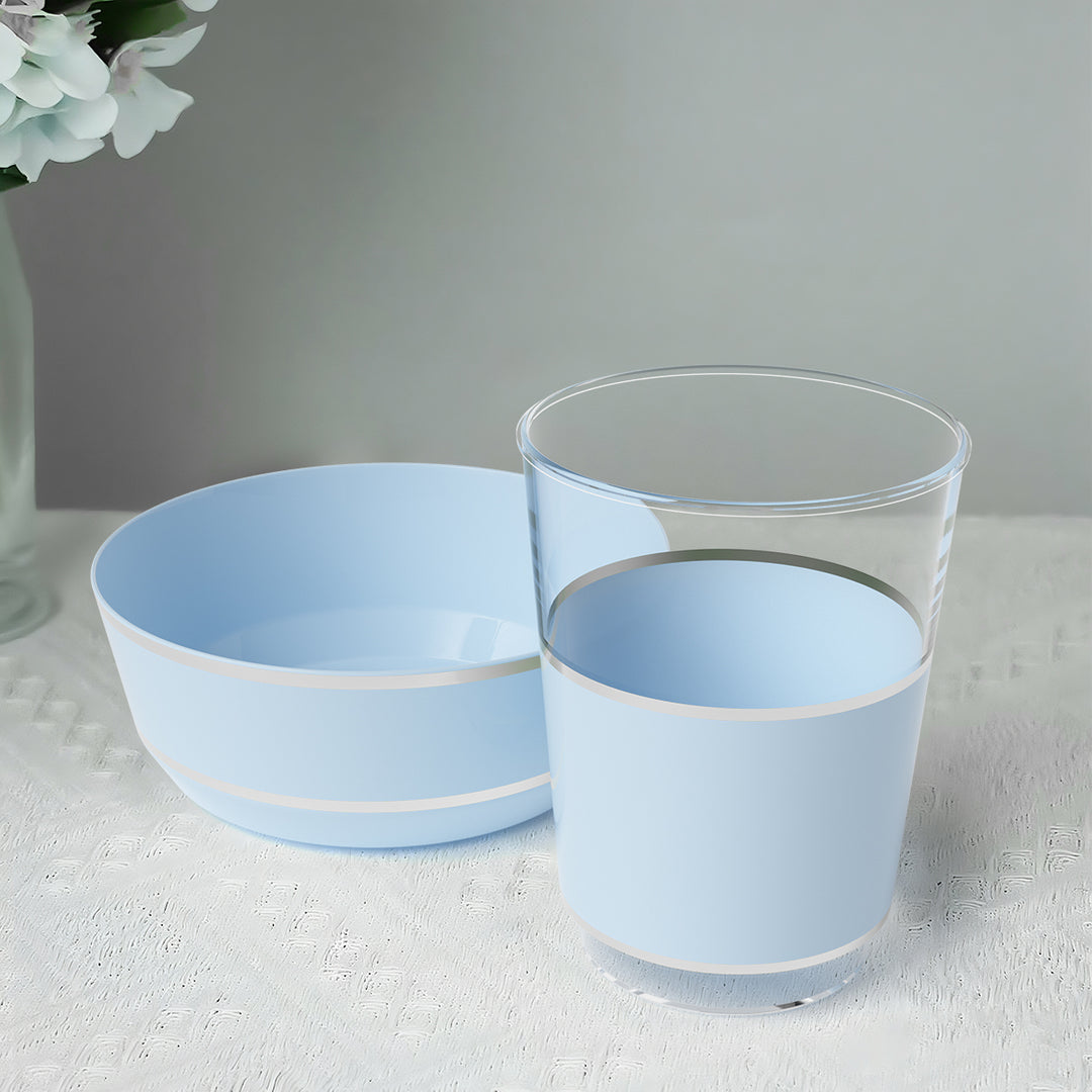 EP 12oz Tumbler Ice Blue + Silver