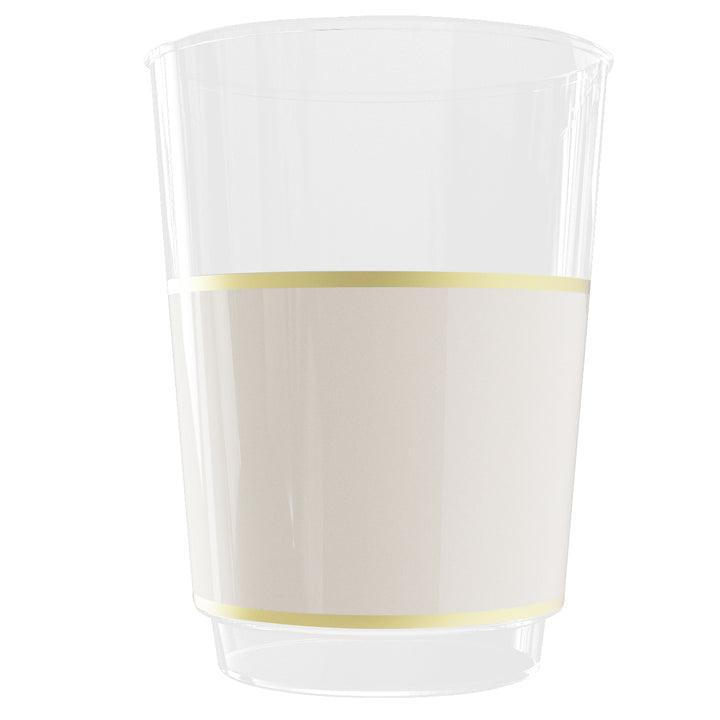 EP 12oz Tumbler Linen + Gold
