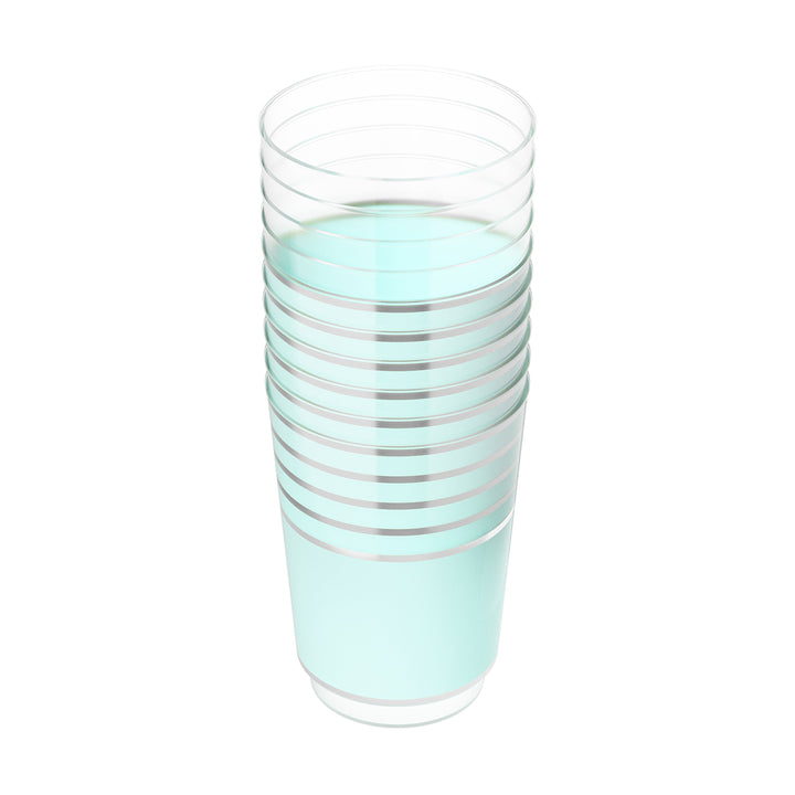 EP 12oz Tumbler Mint + Silver