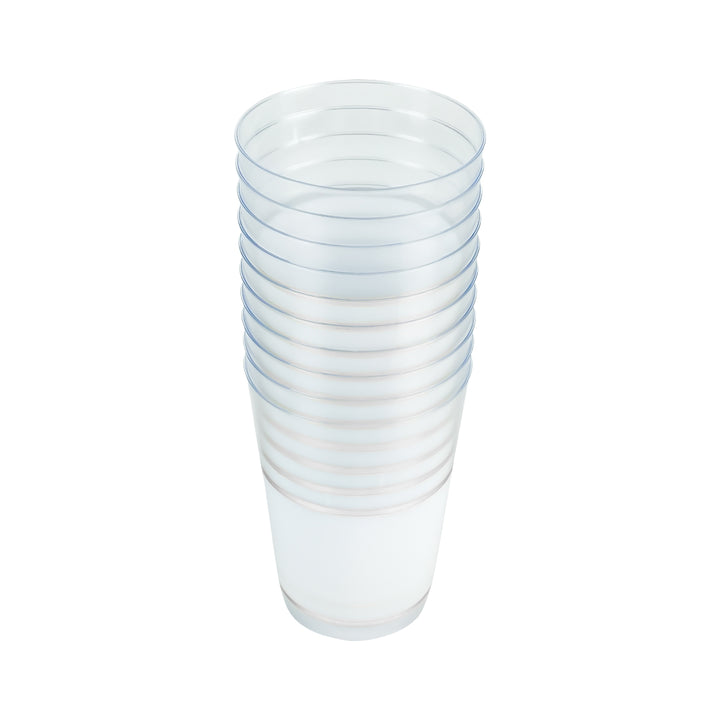EP 12oz Tumbler White + Silver
