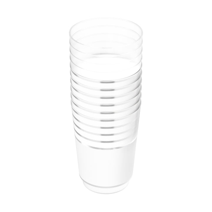 EP 12oz Tumbler White + Silver