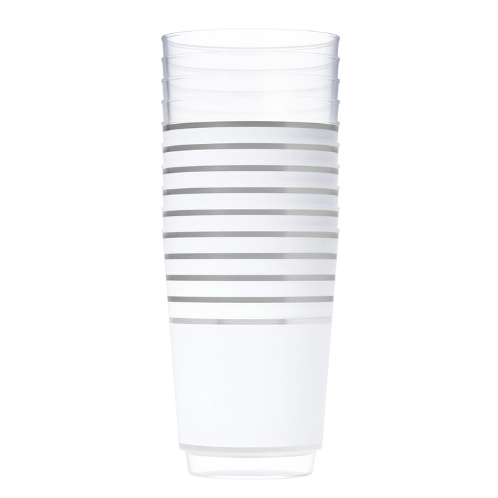 EP 12oz Tumbler White + Silver